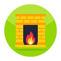 Perfect design icon of bonfire vector