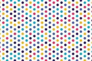 Hexagonal Colorful Abstract Pattern vector