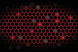 Hexagonal Technology Background vector