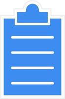 Clipboard Icon Style vector