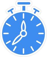 Stopwatch Icon Style vector