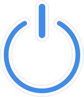 Power Button Icon Style vector