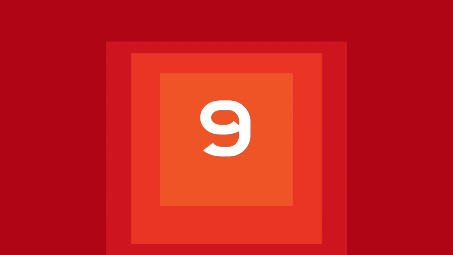 Minimalistc reveal numbers Countdown orange 13274739 Stock Video at