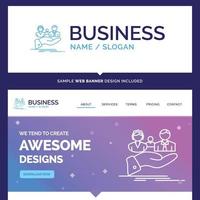 Beautiful Business Concept Brand Name insurance. vector