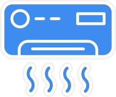 Air Conditioner Icon Style vector