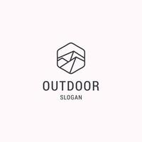 Outdoor logo icon design template vector illustration