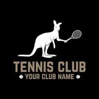 Club de Tenis. ilustración vectorial vector