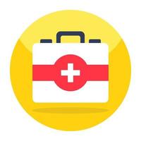 Vector design of first aid kit