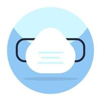 Modern design icon of face mask vector