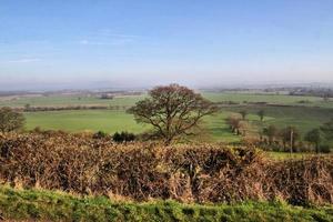 una vista de la campiña de shropshire cerca de grinshill foto