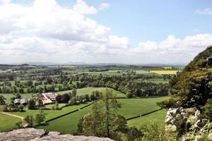 una vista de la campiña de shropshire cerca de grinshill foto