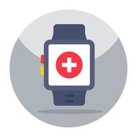 A unique design icon of fitness tracker vector