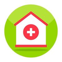 Perfect design icon of clinic vector