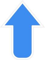 Up Arrow Icon Style vector