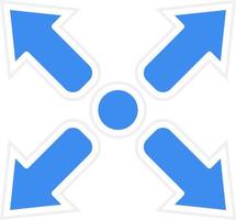 Expand Icon Style vector