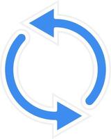 Loop Icon Style vector