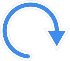 Redo Icon Style vector