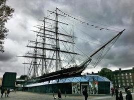 londres en el reino unido en 2019. una vista de greenwich en londres foto