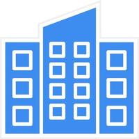 Office Building Icon Style vector
