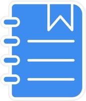 Notepad Icon Style vector