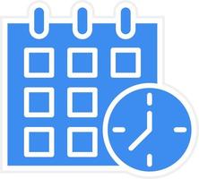 Schedule Icon Style vector