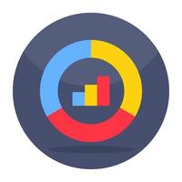 Perfect design icon of business chart vector