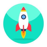 An icon design of startup vector