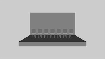 Event Backdrop Stage vector