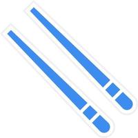 Chopsticks Icon Style vector