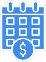 Payment Day Icon Style vector