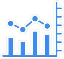 Graph Icon Style vector