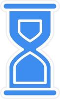 Sand Clock Icon Style vector