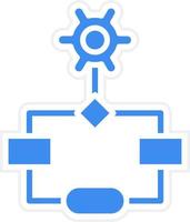 Workflow Icon Style vector
