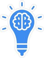 Brainstorming Icon Style vector