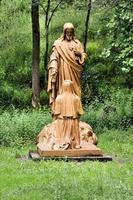 Lourdes in France. A view of the Way of the Cross in Lourdes photo