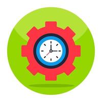 icono de diseño único de gestión del tiempo vector