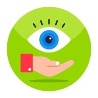 Creative design icon of eye care vector