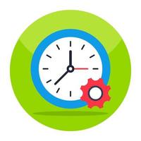 Unique design icon of time management vector