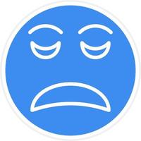 Disappointed Icon Style vector