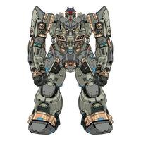 Premium Vector anime mecha robot made with arms body leg arms illustration