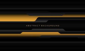 Abstract yellow grey black cyber geometric line overlap layer design modern luxury futuristic technology background vector
