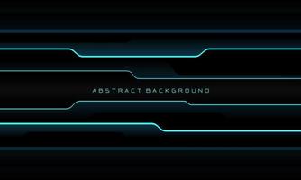 Abstract metallic blue neon black cyber geometric line overlap layer design modern luxury futuristic technology background vector