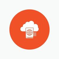 Cloud Reading Folder Upload vector