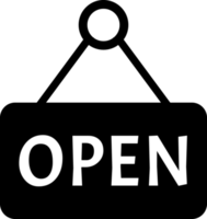 open sign icon png