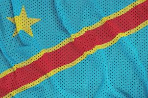 Democratic Republic of the Congo flag printed on a polyester nyl photo