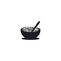 Noodle bowl logo vector