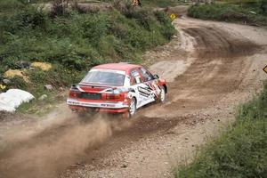 YOGYAKARTA, INDONESIA - October 16, 2022 - Racers compete in the King's Cup Sprint Rally Jogja photo