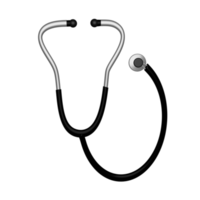 Icône stéthoscope 3d, adaptée aux éléments supplémentaires dans les conceptions d'affiches, les modèles, les bannières médicales et de santé png