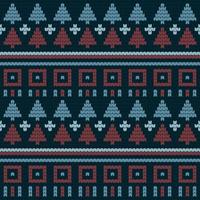 Stylish Ugly Sweater Doodle Seamless Pattern Background vector