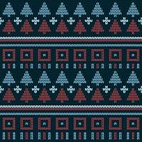 Stylish Ugly Sweater Doodle Seamless Pattern Background vector